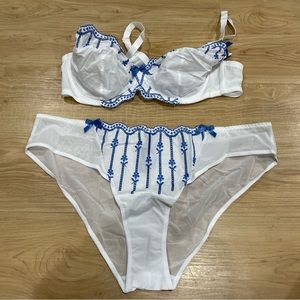 Adore Me Bra & Panty Set Brand New with Tags Size 40C, Panties size 2X